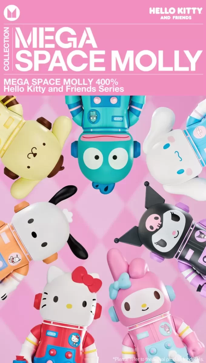MEGA SPACE MOLLY 400% Hello Kitty och vänner-serien MEGA SPACE MOLLY 400% Hello Kitty och vänner-serien