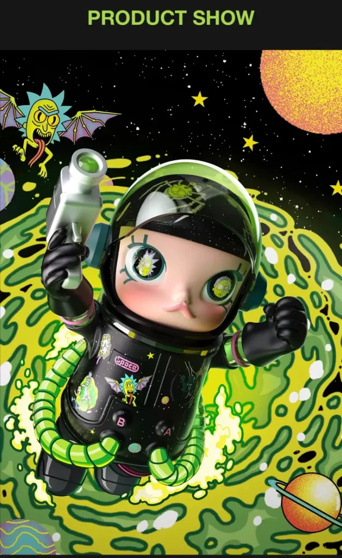 MEGA SPACE MOLLY 400% Rick och Morty MEGA SPACE MOLLY 400% Rick och Morty
