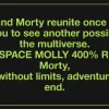 MEGA SPACE MOLLY 400% Rick och Morty MEGA SPACE MOLLY 400% Rick och Morty