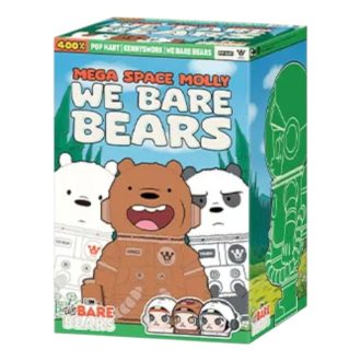 Mega Space Molly 400% We Bare Bears Förseglat fodral (1 blinda låda)