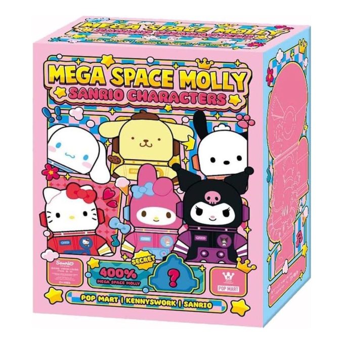 Mega Space Molly Sanrio-karaktärer 400 % förseglat fodral (1 blinda låda)