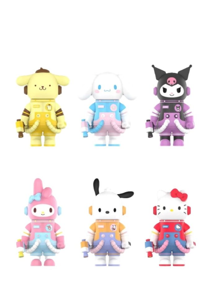 Mega Space Molly Sanrio-karaktärer 400 % förseglat fodral (6 blinda lådor)