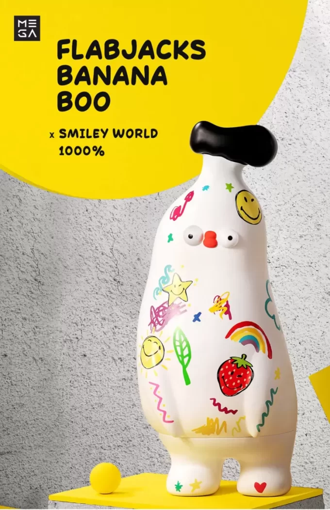 MEGAKOLLEKTION 1000% FLABJACKS Banana Boo × Smiley