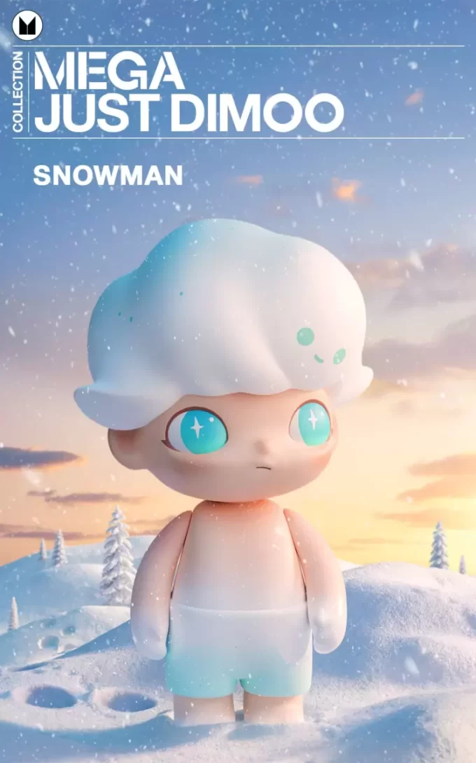 MEGAKOLLEKTION 1000% JUST DIMOO Snögubbe MEGAKOLLEKTION 1000% JUST DIMOO Snögubbe