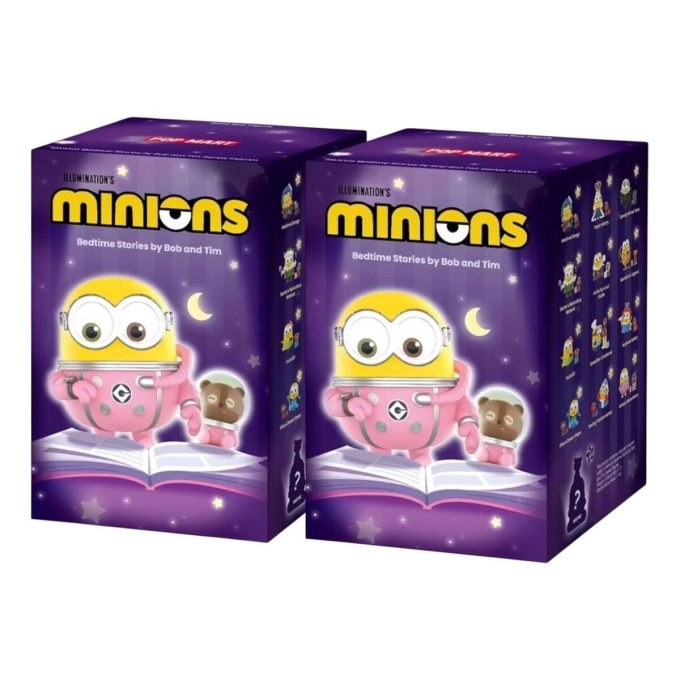 Minions Godnattsagor av Bob och Tim Figurer Förseglat Etui (2 Blindaskar)