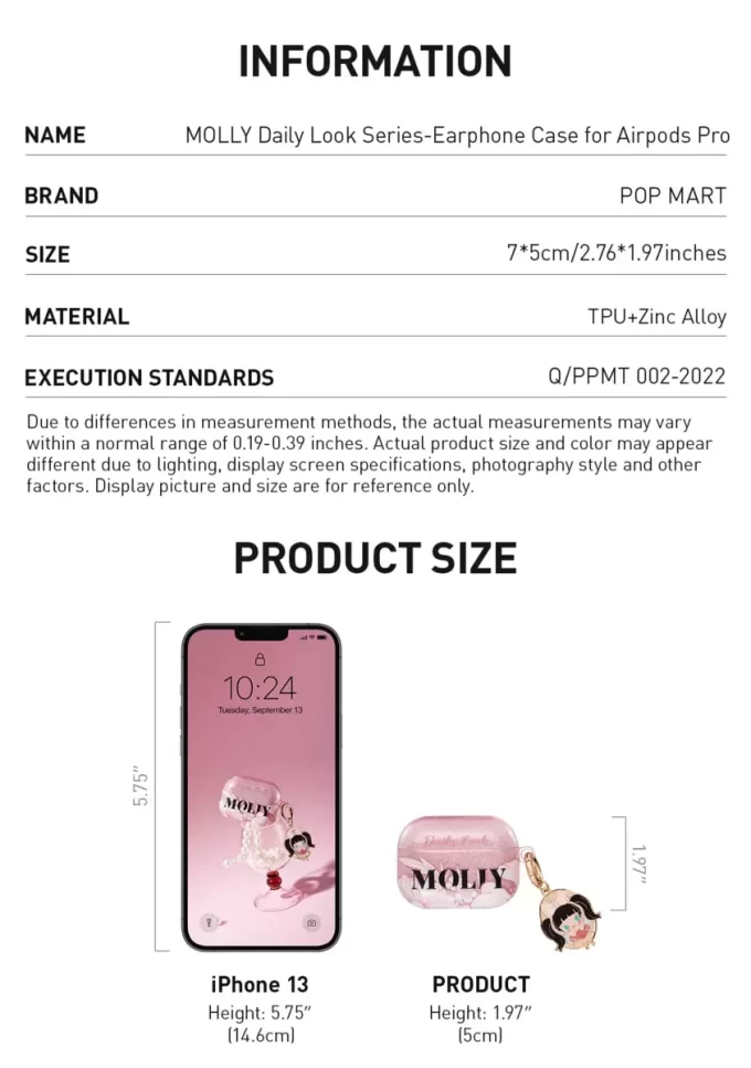 MOLLY Daily Look-serien – Hörlursfodral för Airpods Pro