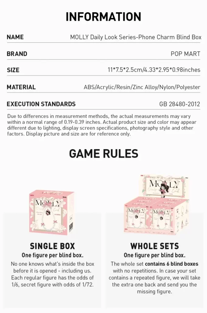 MOLLY Daily Look-serien – Telefonberlock Blindlåda MOLLY Daily Look-serien – Telefonberlock Blindlåda