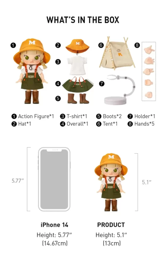 MOLLY Go Camping Actionfigur