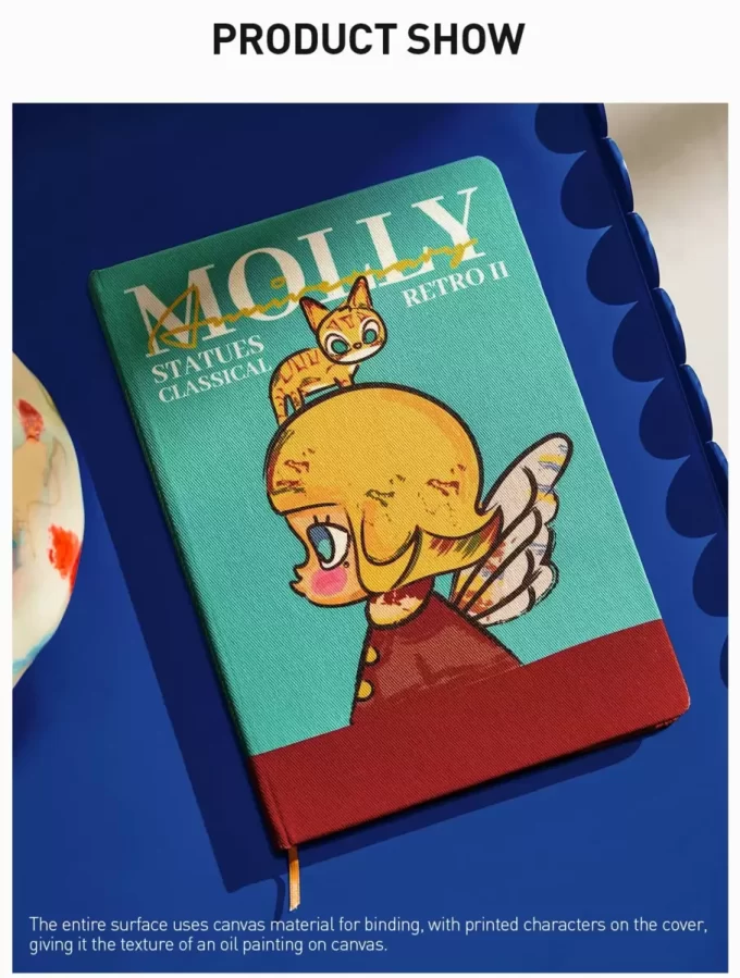 MOLLY Jubileumsstatyer Klassisk Retro 2-serien – Anteckningsbok
