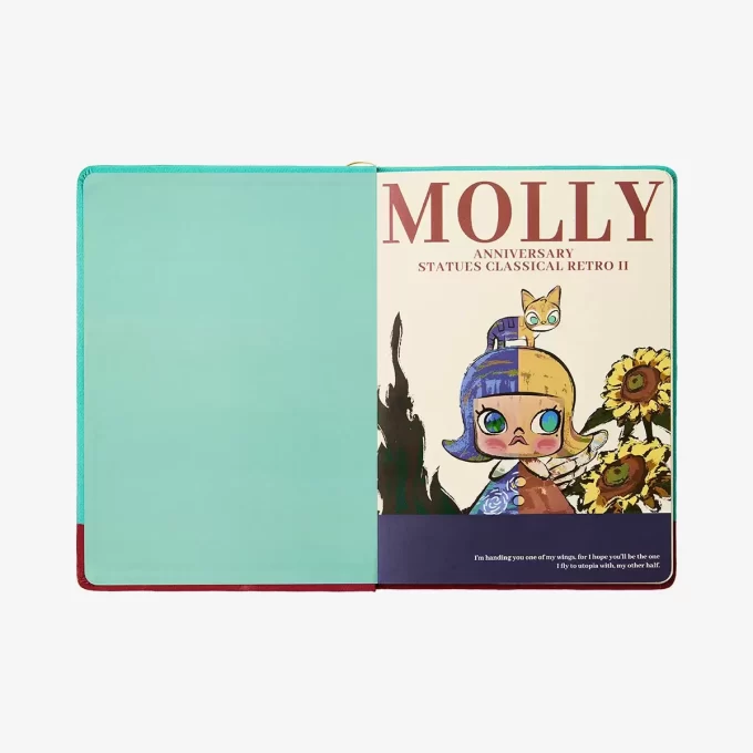 MOLLY Jubileumsstatyer Klassisk Retro 2-serien – Anteckningsbok