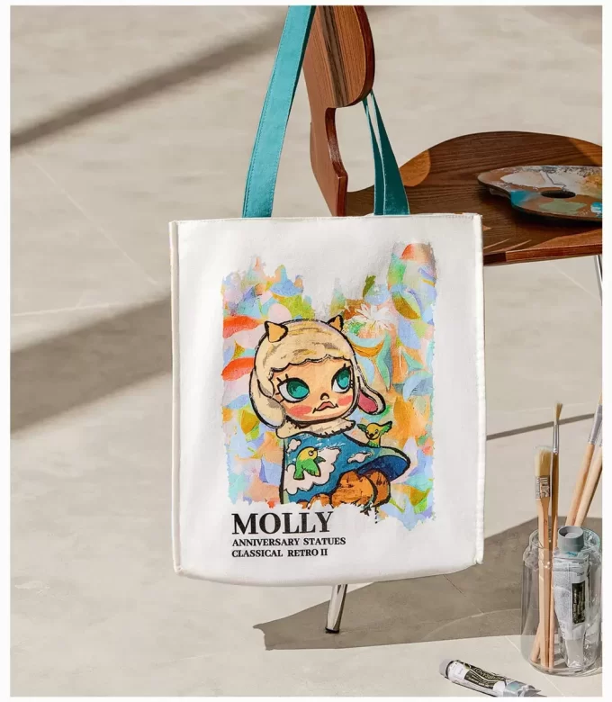 MOLLY Jubileumsstatyer Klassisk Retro 2-serien – Canvasväska