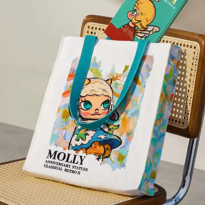 MOLLY Jubileumsstatyer Klassisk Retro 2-serien – Canvasväska