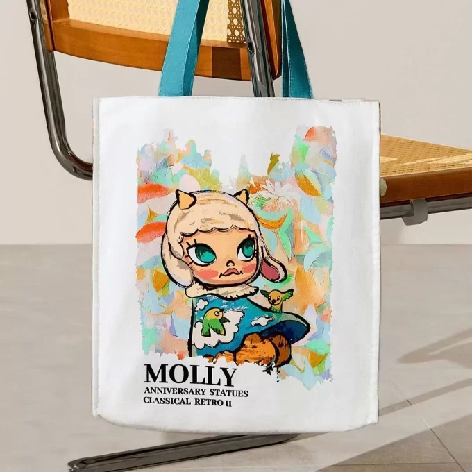 MOLLY Jubileumsstatyer Klassisk Retro 2-serien – Canvasväska