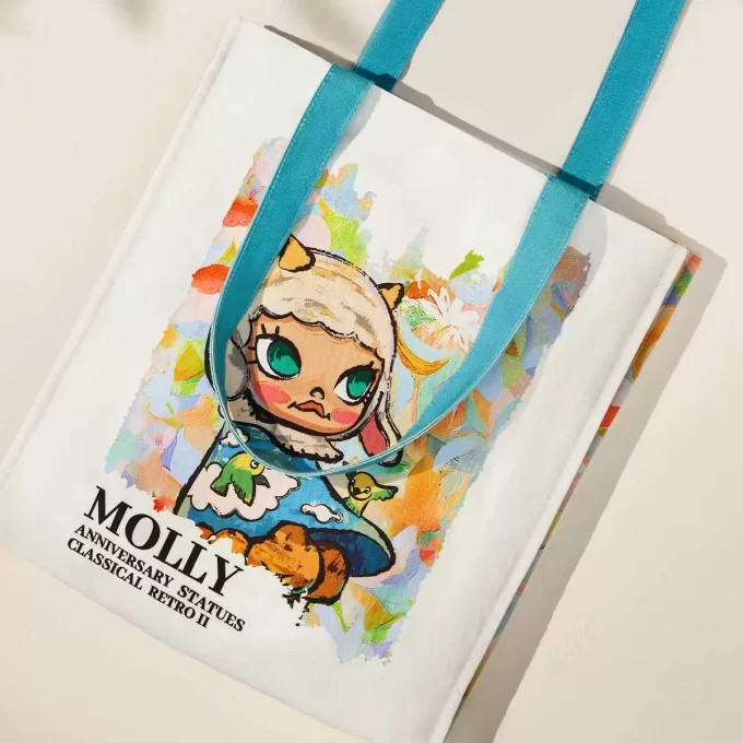 MOLLY Jubileumsstatyer Klassisk Retro 2-serien – Canvasväska