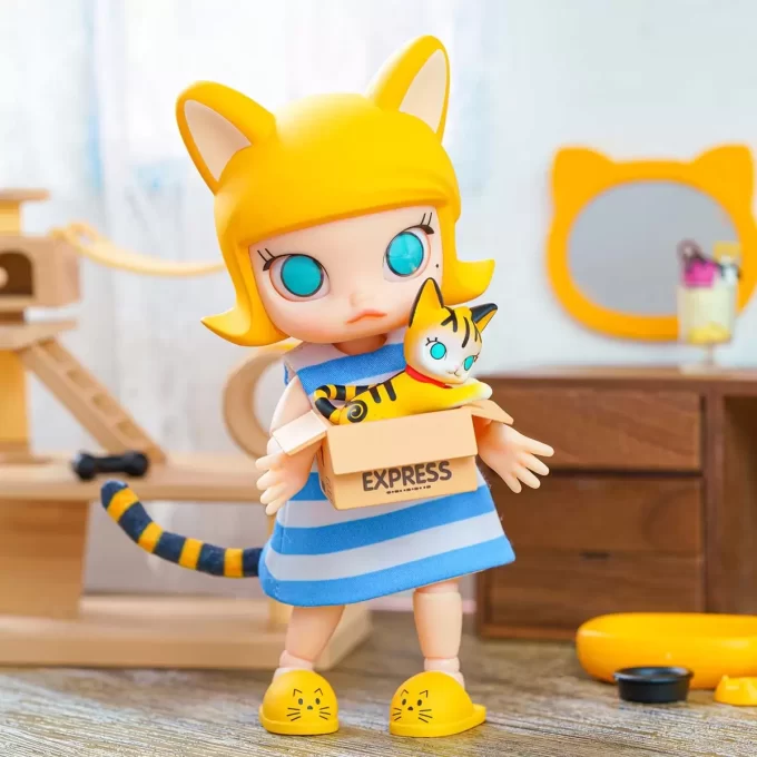 MOLLY Katt i lådan actionfigur