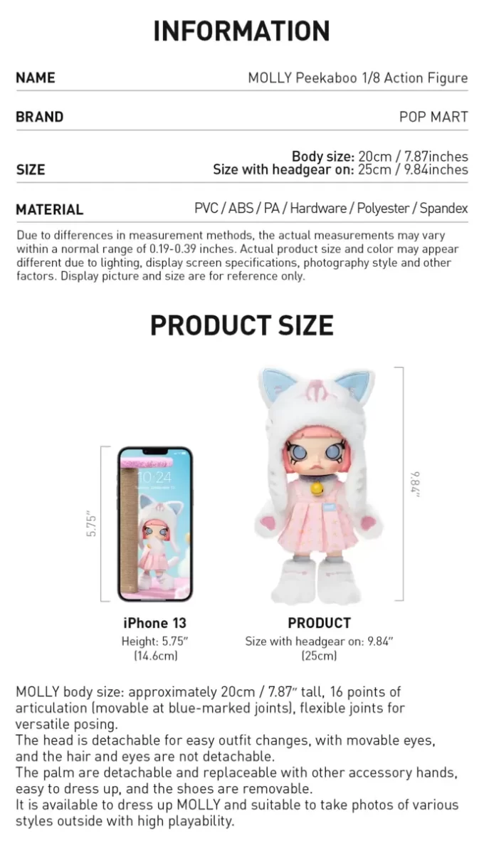 MOLLY Peekaboo 1/8 actionfigur
