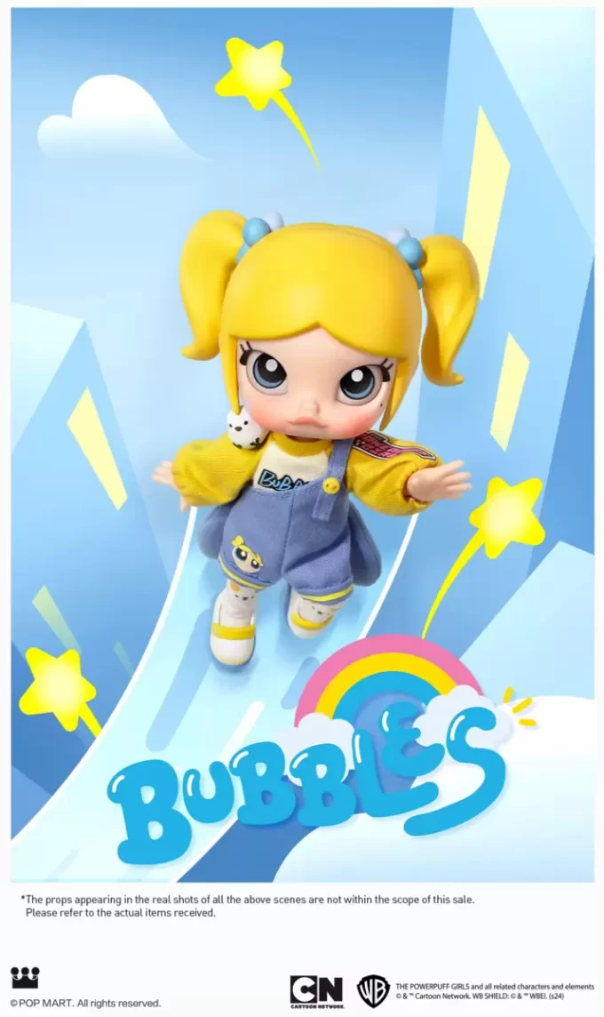 MOLLY × Powerpuffpinglorna-serien actionfigur