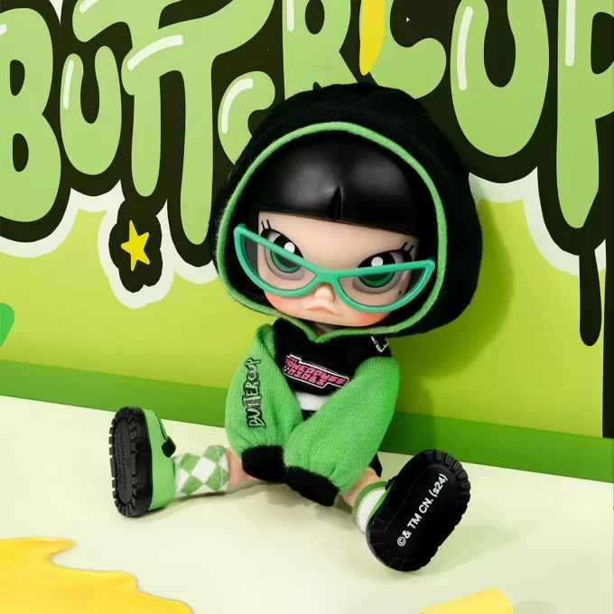 MOLLY × Powerpuffpinglorna-serien actionfigur