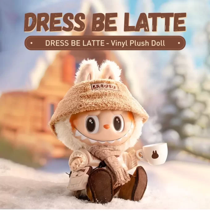 MONSTERNA – KLÄD DIG LATTE Vinylplyschdocka