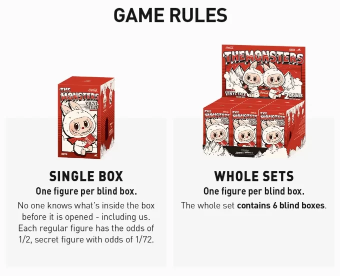 MONSTERS COCA-COLA-SERIEN – Vinylblindbox med ansikten MONSTERS COCA-COLA-SERIEN – Vinylblindbox med ansikten