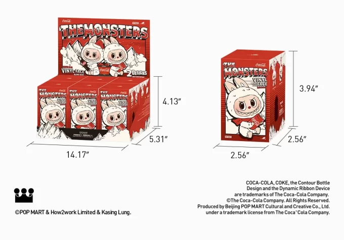 MONSTERS COCA-COLA-SERIEN – Vinylblindbox med ansikten MONSTERS COCA-COLA-SERIEN – Vinylblindbox med ansikten