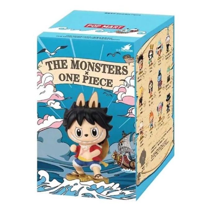 One Piece The Monsters Labubu förseglat fodral (1 blinda låda)