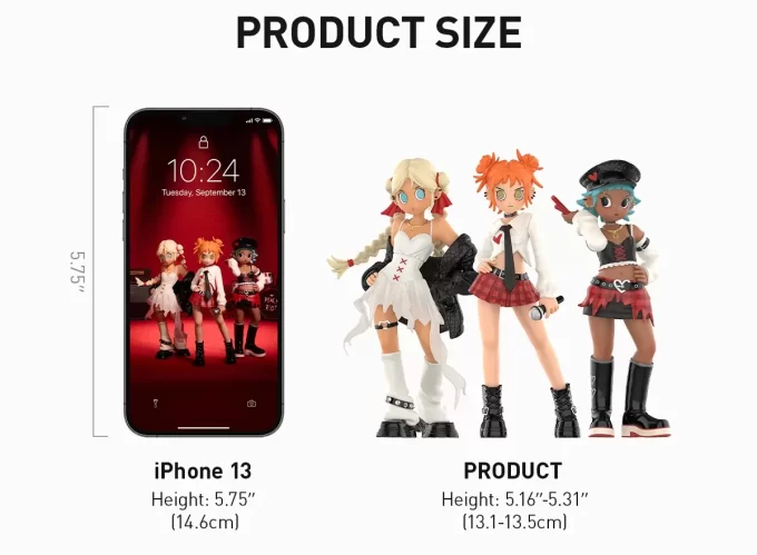 Peach Riot Bloody Valentine-figurer