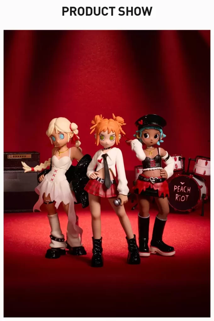 Peach Riot Bloody Valentine-figurer