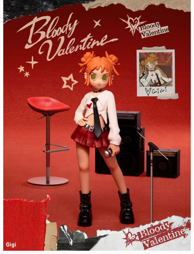 Peach Riot Bloody Valentine-figurer