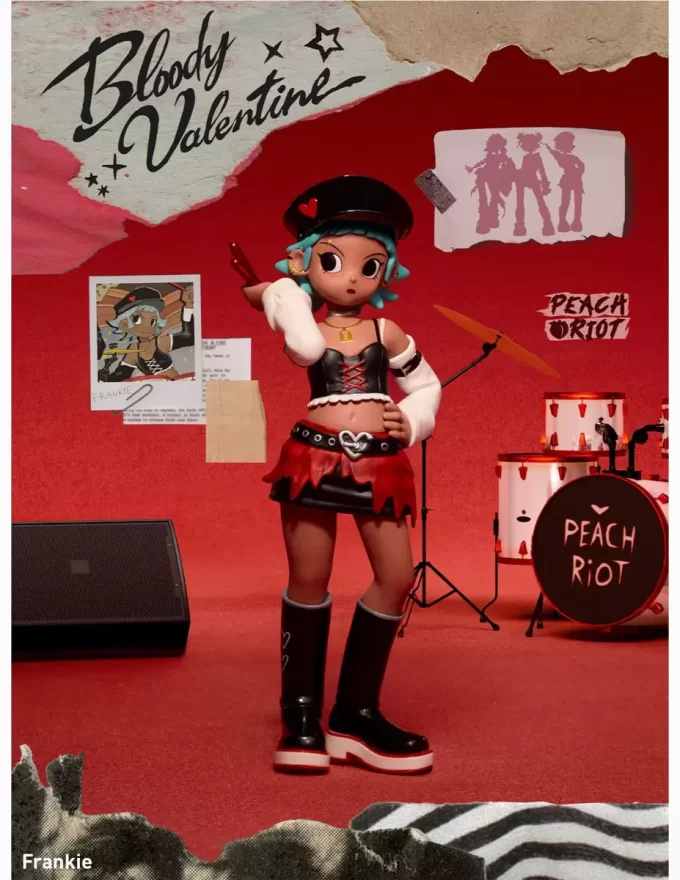 Peach Riot Bloody Valentine-figurer