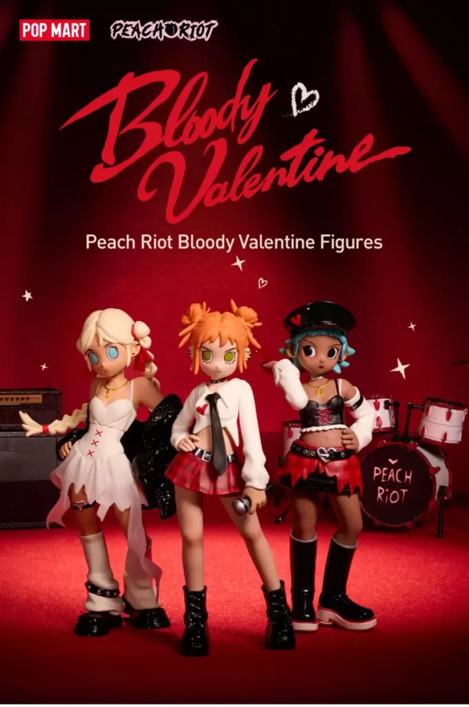 Peach Riot Bloody Valentine-figurer