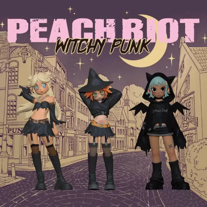 Peach Riot Häxiga Punkfigurer