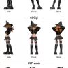 Peach Riot Häxiga Punkfigurer