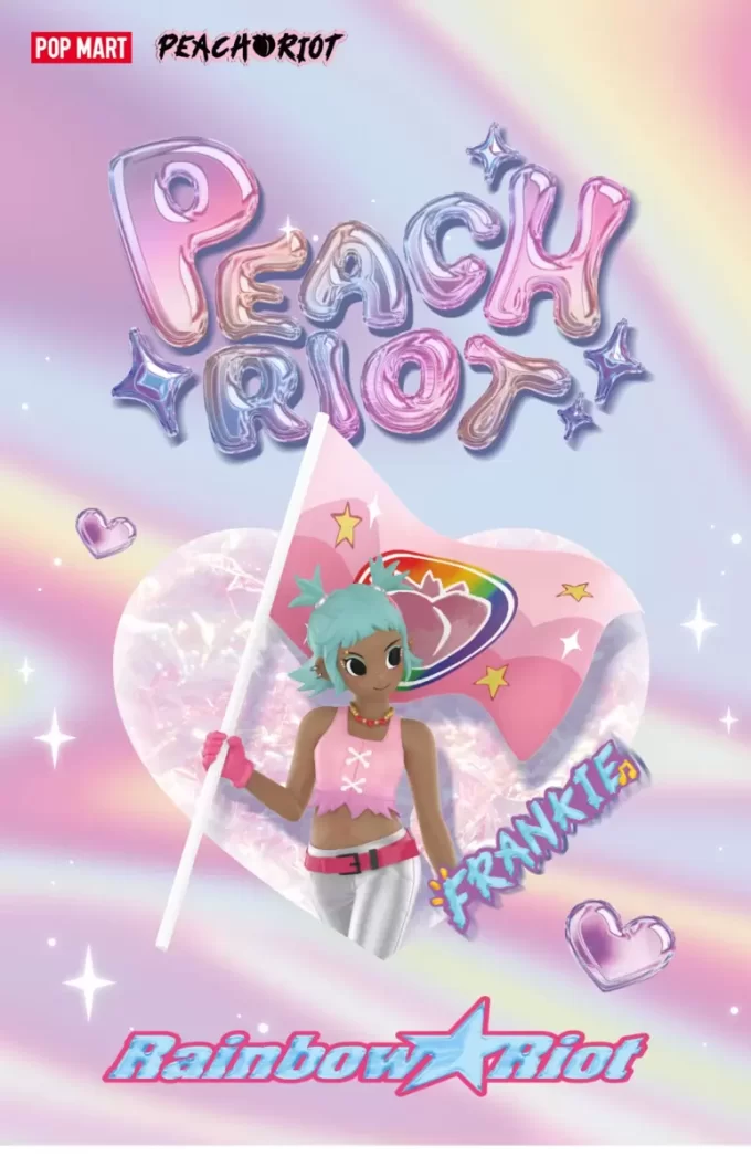 Peach Riot Rainbow Riot-figur – Frankie