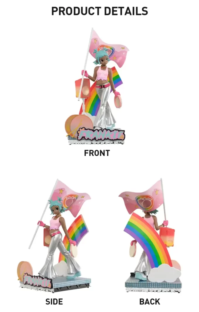 Peach Riot Rainbow Riot-figur – Frankie
