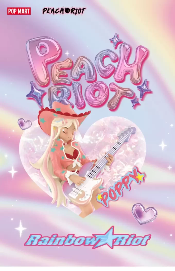 Peach Riot Rainbow Riot-figur – Vallmo