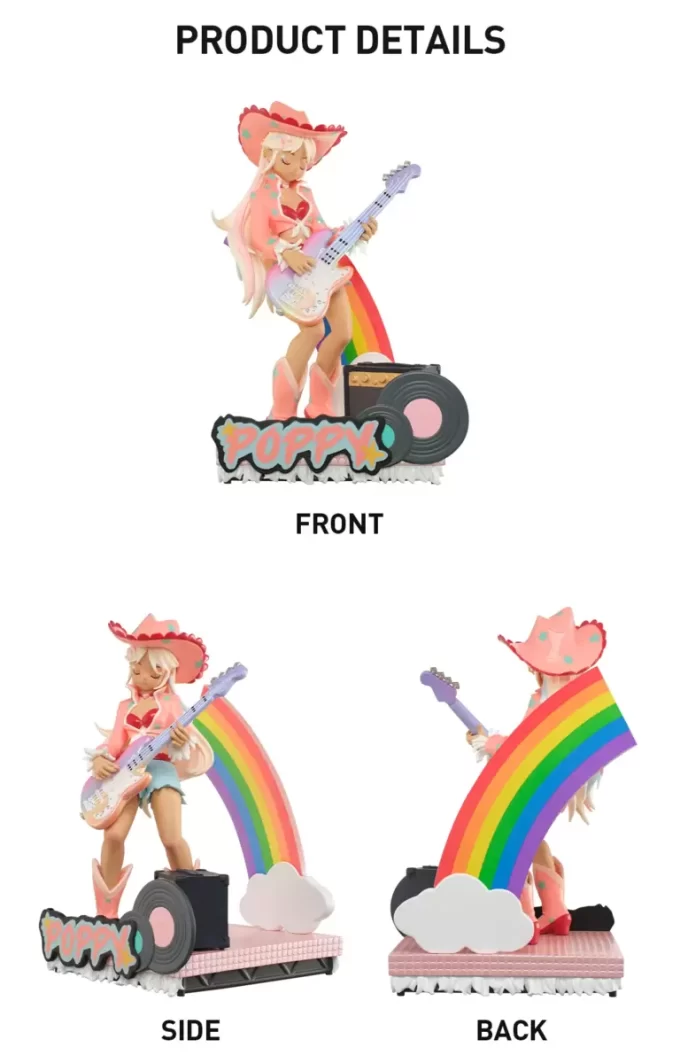 Peach Riot Rainbow Riot-figur – Vallmo