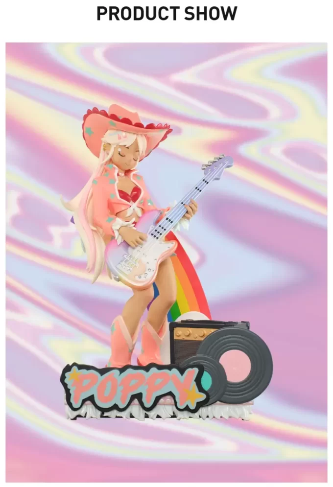 Peach Riot Rainbow Riot-figur – Vallmo