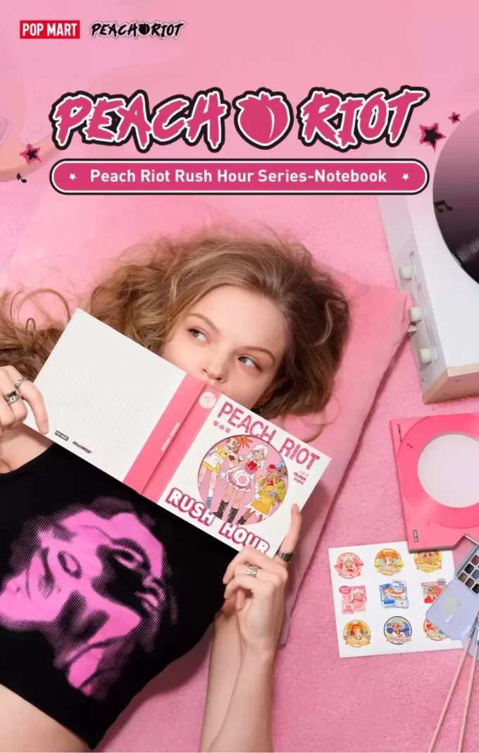 Peach Riot Rush Hour-serien – Anteckningsbok