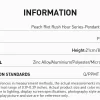 Peach Riot Rush Hour-serien – Hängande blindask