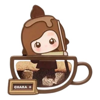 Pop Bean Coffee Factory kylskåpsmagnet ”Chaka Double-shot Espresso”