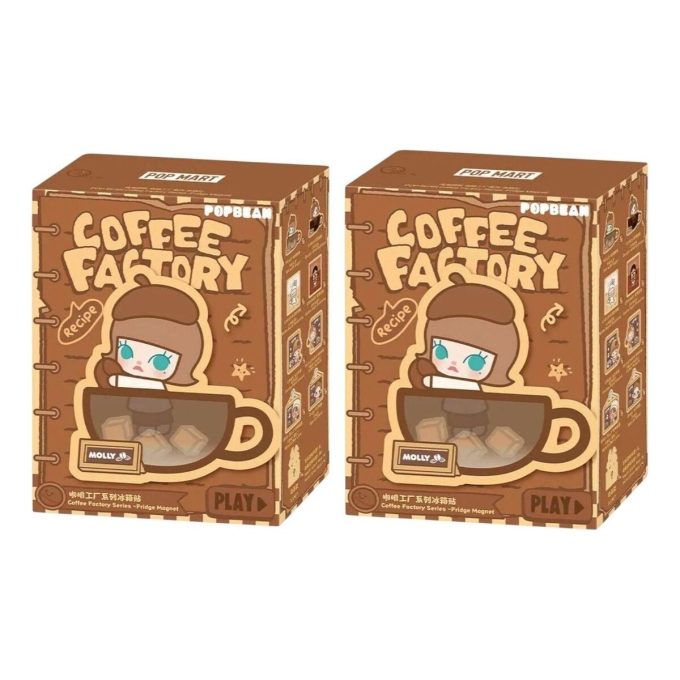 Pop Bean Coffee Factory kylskåpsmagnet förseglad låda (2 blinda lådor)
