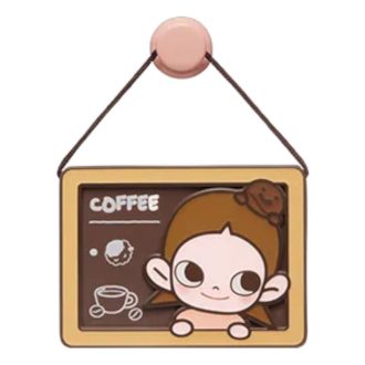 Pop Bean Coffee Factory kylskåpsmagnet ”Zsiga Special Blend”
