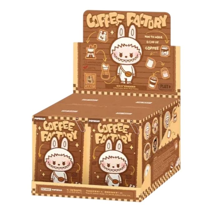 Pop Bean Coffee Factory Plyschhänge Förseglat Etui (4 Blindlådaes)