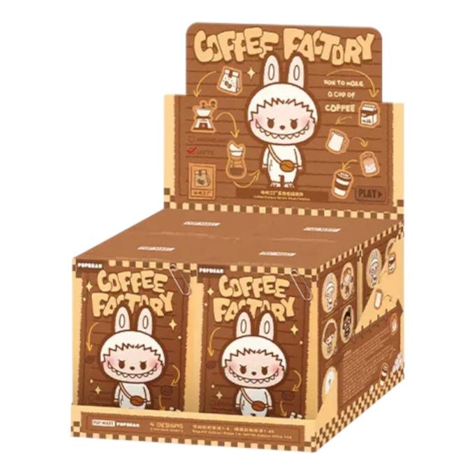 Pop Bean Coffee Factory Plyschhänge Förseglat Etui (4 Blindlådaes)