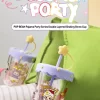 POP BEAN Pyjamas Party Dubbelskiktad Skakande Sugrörsmugg