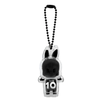 Pop Mart 10-årsjubileum LABUBU THE MONSTERS SUPER MINI-berlock