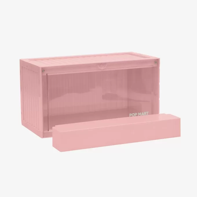 POP MART Lysande Displaybehållare (Vit & Gul & Rosa)