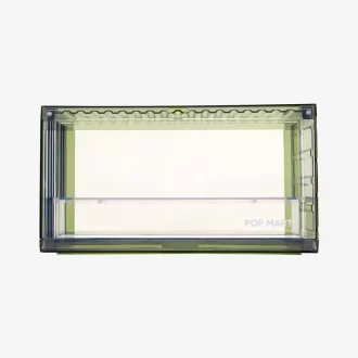POP MART Monterad Displaybehållare (Transparent Grön)