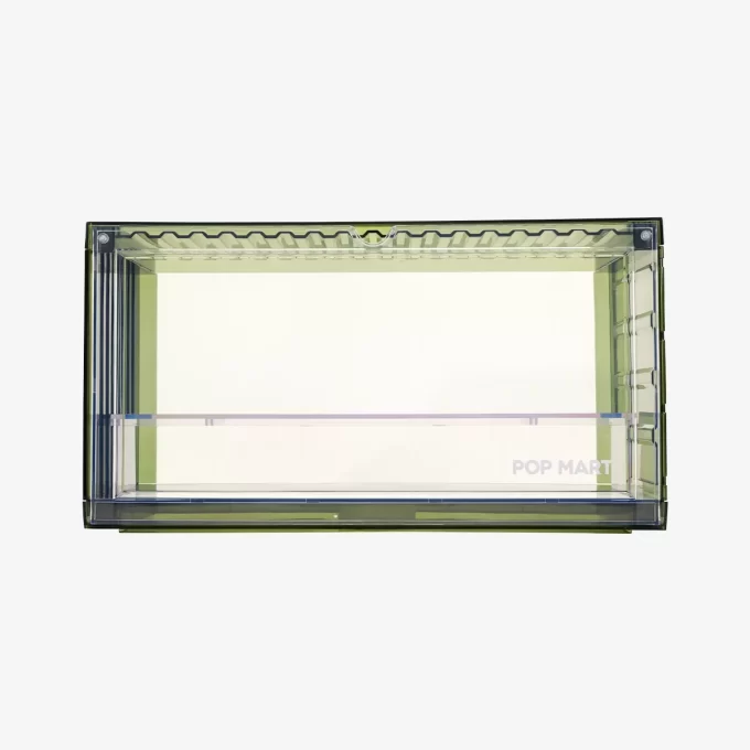 POP MART Monterad Displaybehållare (Transparent Grön)